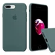 Чохол-накладка Silicone Full case для iPhone 8 Plus Pine green зелений - зображення 2