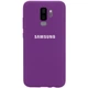 Чехол-накладка Silicone case для Samsung S9 Plus (09) Purple фиолетовый - изображение 3