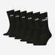 Набор женских носков высоких хлопковых Puma Elements Unisex Crew Sock 93875901 35-38 6 пар Black (8720245826327) - изображение 1