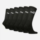 Набор женских носков высоких хлопковых Puma Elements Unisex Crew Sock 93875901 35-38 6 пар Black (8720245826327) - изображение 2
