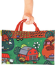 Dywan dziecięcy 3D Ks Kids Farma ze zwierzętami 37x50 cm (KA10743-GB) - obraz 3