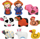 Dywan dziecięcy 3D Ks Kids Farma ze zwierzętami 37x50 cm (KA10743-GB) - obraz 2