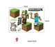 Интерьерная виниловая 3D наклейка на стену Майнкрафт - Minecraft 70-50 см в детскую N5 ( Декор Комнаты Обои ) - изображение 4