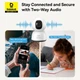 Камера видеонаблюдения Baseus P1 Lite (внутренняя, Wi-Fi 2.4 ГГц, 2K, обзор на 360°, AI-функции) - Белый - изображение 12