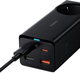 Ładowarka sieciowa Baseus GaN3 Pro Desktop Powerstrip AC+2U+2C 65W EU (With Cable Type-C to Type-C 100W 20V/5A 1m) Black (PSZM000901) - obraz 2