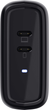 Ładowarka sieciowa Maxo Charger 65W 2P USB-C Black (TR25380) - obraz 5