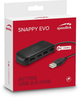 Koncentrator SPEEDLINK SNAPPY EVO USB Hub 7 port Active USB 2.0 Black (SL-140005-BK) - obraz 3