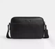 Мужская кожаная сумка Coach Graham Crossbody Bag Gunmetal/Black - изображение 1