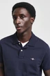 Чоловіче темно-синє поло SLIM SHIELD SS PIQUE POLO Gant S 2220 - изображение 4