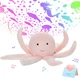Ночник Осьминог проектор звездного неба dream мягкая игрушка с музыкой Led подсветка 7 цветов - изображение 1