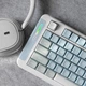 Клавіатура бездротова MCHOSE X75 Wireless/Bluetooth/USB Blue-Grey (MC-X75-18) - изображение 7