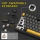 Бездротова клавіатура ATTACK SHARK X85PRO (75% ANSI Layout, TFT-дисплей), Hot-Swap WIRED+2.4G+BT5.0, Star Black - изображение 8