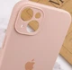 Чохол Silicone Premium case з захистом камери для iPhone 14 Full Camera Protective pink sand 9785 - изображение 5