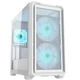 Корпус Mini Tower для ПК без БЖ с RGB подсветкой и поддержкой водяного охлаждения белый - изображение 1