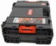 Ящик для инструментов водонепроницаемый и пыленепроницаемый Qbrick System PRO Toolcase Protective Foam для домашней мастерской и гаража Органайзер с защитной губкой Черно-красный - изображение 3