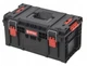 Мобільний комплект модульних боксів Qbrick System PRIME SET 1 Набір ящиків для інструментів з ручкою на колесах для домашньої майстерні та гаражу Органайзер Чорно-червоний - зображення 6