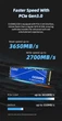 SSD диск CUSU SSD CV3500Q 1Tb 3650/2700Mb/s SSD M.2 NVMe 2280 PCIe 3.0x4 - изображение 7