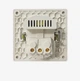 Розетка з USB і Type C виходом 220В Wallpad настінна біла - зображення 9