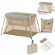 Кроватка-манеж Lionelo ALICE BEIGE OLIVE - изображение 2