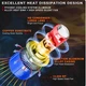 LED Лампа S&O H11 H9 H8 світлодіодна лінза з обманкою 12-32V прожектор за 1шт - зображення 10