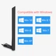 Adapter Wi-Fi Mercusys MU6H WiFi5 / AC650 (6957939003586) - obraz 4