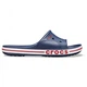 Чоловічі кроксі Слайд Баябенд Сині Crocs Bayaband Slide Navy White (48/49, синій) - зображення 5
