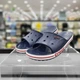 Чоловічі кроксі Слайд Баябенд Сині Crocs Bayaband Slide Navy White (48/49, синій) - зображення 7