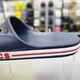 Чоловічі кроксі Слайд Баябенд Сині Crocs Bayaband Slide Navy White (48/49, синій) - зображення 14