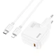 Сетевое Зарядное Устройство Hoco C112A Advantage PD30W Type-C to Lightning Цвет Белый - изображение 2