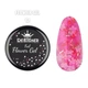 Гель с цветочками из фольги Foil flower gel (Розовый FG12) Дизайнер 5 мл для декора ногтей - изображение 1
