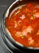 Гель с цветочками из фольги Foil flower gel (Оранжевый FG03) Дизайнер 5 мл для декора ногтей - изображение 2