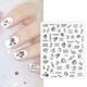 Наклейки для ногтей - 3D стикеры №1120 JOYFUL NAIL "Абстракция" для дизайна ногтей на клейкой основе - изображение 2