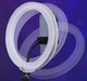 Кольцевая двухсторонняя светодиодная лампа RGB Diamond Crystal 3D-26 на штативе, 26см., 15Вт. - изображение 13