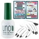 Гель лак Color Gel Polish для ногтей, 12ml Ягодно-бордовый №033 - изображение 7