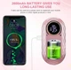 Портативный фрезер JF-603 на аккумуляторе (2600 mAh) на 35 Вт. и 35 000 об. с дисплеем, на USB- для маникюра Бирюзовый - изображение 11
