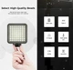 Светодиодный накамерный LED свет Р5 (7,5х7,5см), 7 Вт., на аккумуляторе 1800mAh - для фото и видео - изображение 8