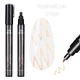 Дзеркальна ручка-маркер Bronzе Chrom metal nail pen Дизайнер для малювання на нігтях - зображення 3