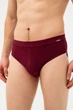 Трусы слип Cornette 52(XL) Бордовый~slip (68409) - изображение 1