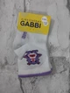 Шкарпетки для немовлят GABBI 8-10 білий артикул 0406 - изображение 1