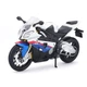 Лита колекційна модель мотоцикла BMW S1000RR (Maisto) в масштабі 1:12 / Білий - зображення 1