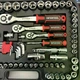 Набір інструментів INTERTOOL STORM ET-8126 (126 предметів), з тріскачками 1/2", 3/8", 1/4", із Cr-V сталі - зображення 10