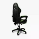 Эргономичное геймерское кресло VECOTTI GT Green для игр и работы с подсветкой, черное с зеленым - изображение 4