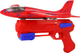 Maszynka do baniek mydlanych LEAN Toys Samolot-pistolet Czerwony 15984 (5905679075302) - obraz 3