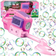 Maszynka do baniek mydlanych LEAN Toys Kosiarka-podkaszarka Różowa 18457 (5905991021179) - obraz 3