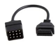 Переходник для сканера на Renault 12 pin на 16 pin OBD2 Автомобилем, Делфи, TCS, Multidiag, K-Lin - изображение 3