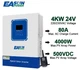 Гибридный солнечный инвертор Easun Power iSolar-SMH-II-4KW 24V Wi-Fi MPPT Max CH 100A, AC 80 для LiFePo4 с зар - зображення 4
