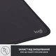 Коврик для мышки Logitech Mouse Pad Studio Series Graphite (956-000049) - изображение 5