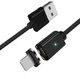 Магнитный кабель USB - Type-C Essager 5А быстрая магнитная зарядка Android Magnetic USB Cable - зображення 5