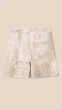 Шорты трикотажные с узором женские LAWA K-WBC02313 XS Бежевый shop (2000999234972) - изображение 4