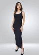 Платье-футляр летнее однотонное макси Boohoo Черное 9851-1111 S (42) - изображение 2